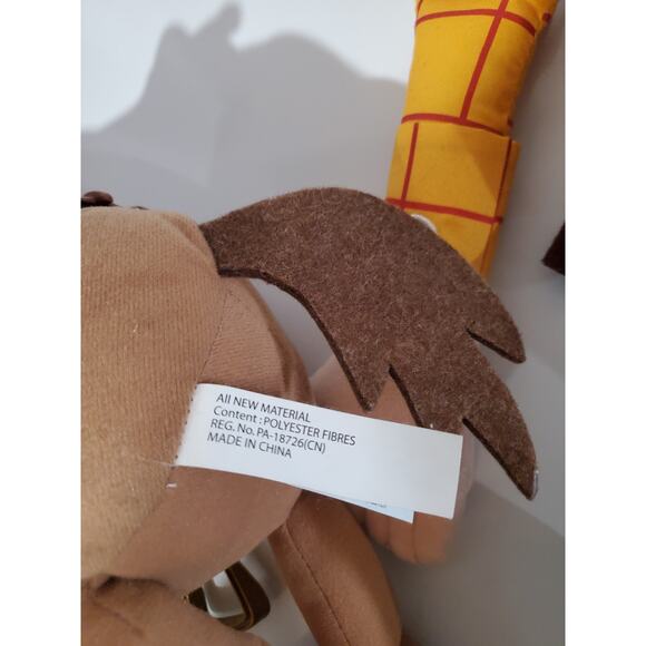 Thinkway Toy Story 3 Disney Pixar Woody Bullseye 16" Collectible Plush Toy Set - Picture 4 of 8